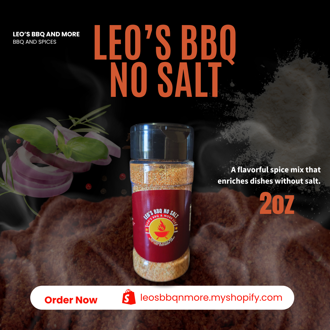 Leo's BBQ No Salt - 2oz